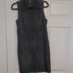 Moda International Denim Mini Dress - Blue